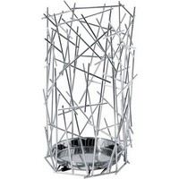 photo Alessi-Blow up Umbrella stand in chromed steel 1